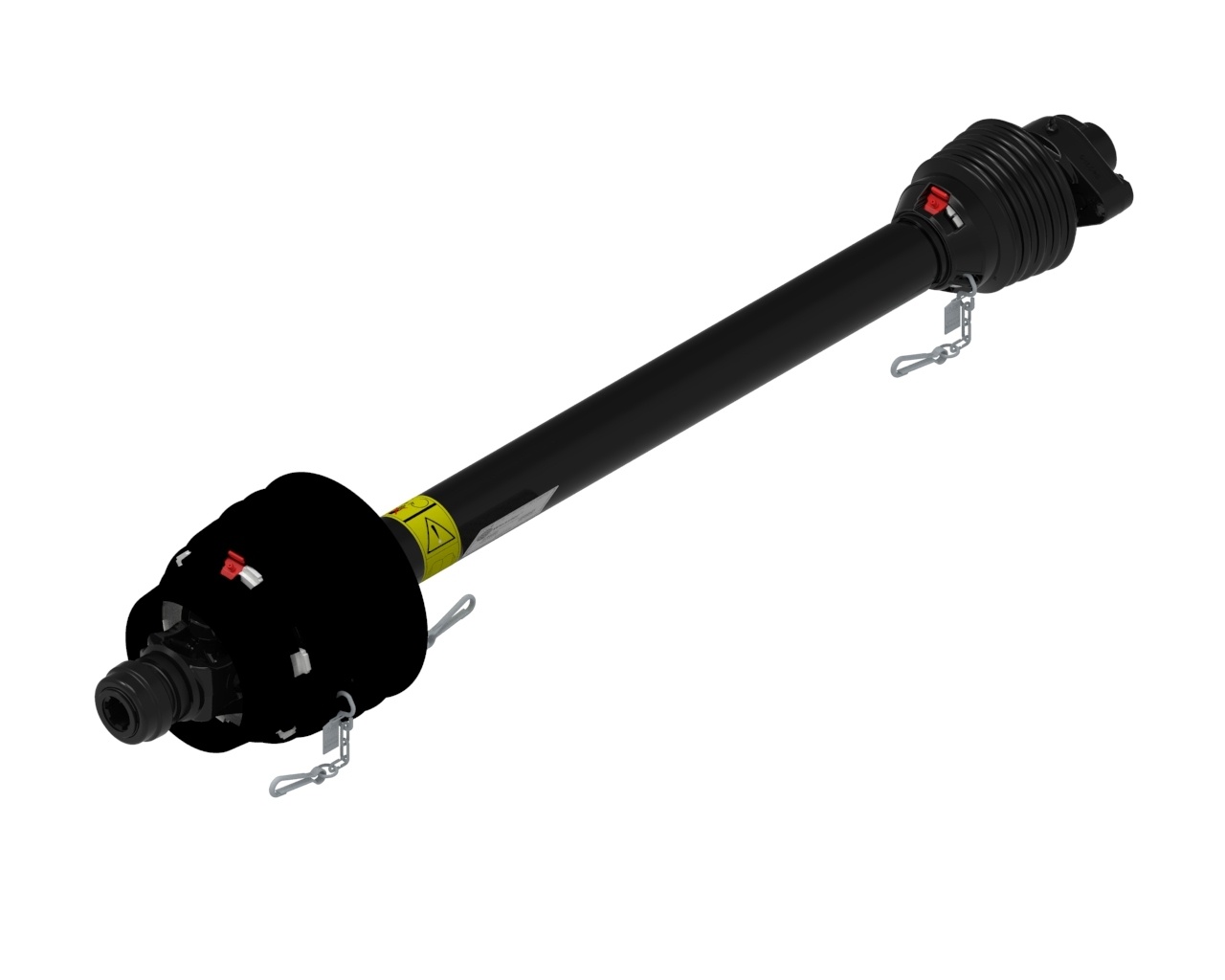 Широкоугольный карданный вал EUCV со срезным болтом, AB6-80, 1210MM, SB 2920NM, SSL 1 3/8